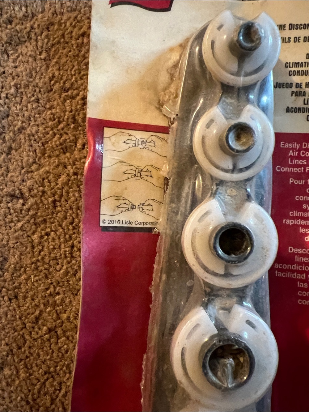 Lisle 37000 Fuel Line Disconnect Tool Set - White - Picture 3 of 4